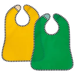 Yeşil-sarı Mama Önlüğü - Yeşil-sarı 2'lı
