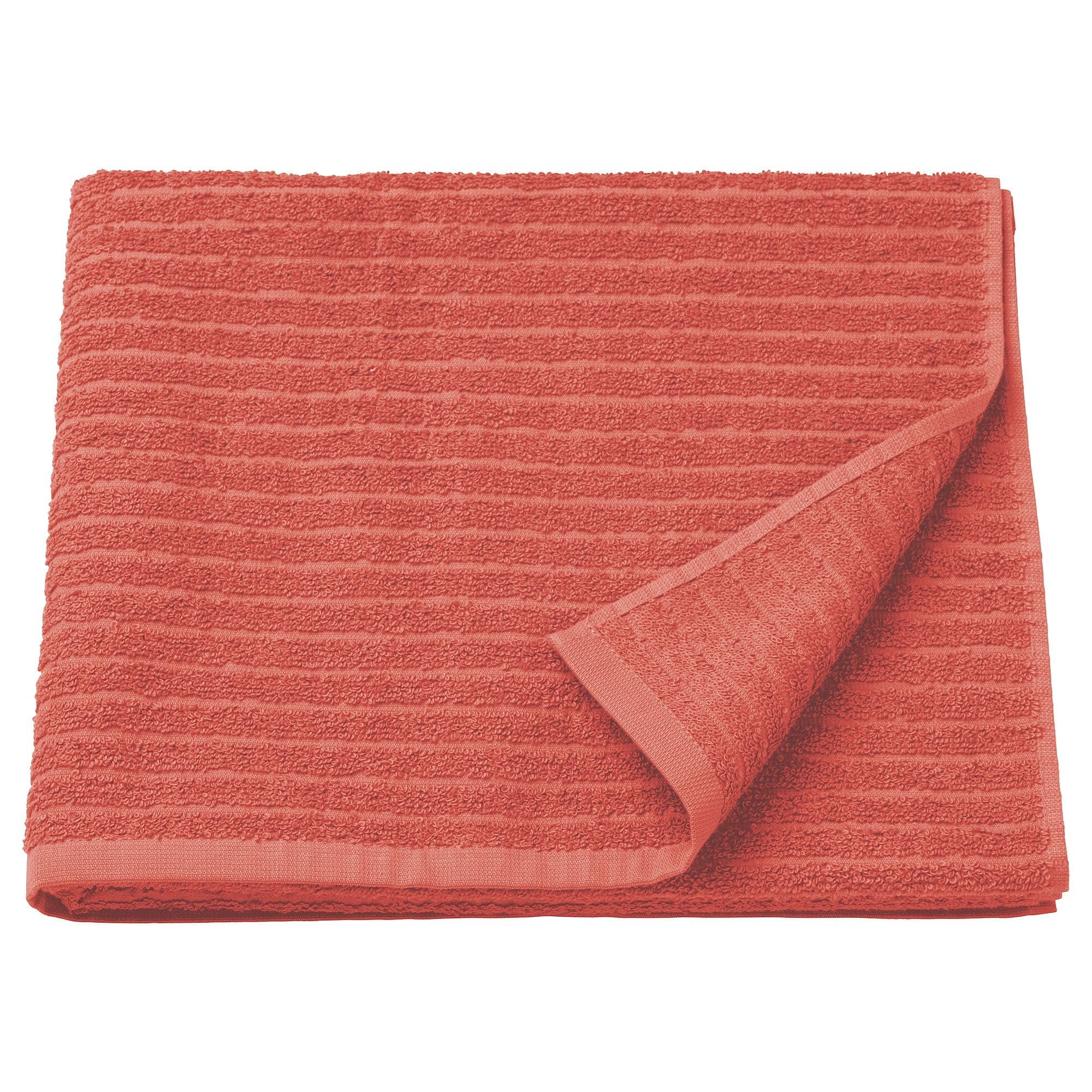Turuncu-kırmızı Banyo Havlusu - Turuncu-kırmızı 70x140 cm