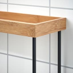 Tezgah Üstü Düzenleyici - Metal-bambu 38x13x28 cm
